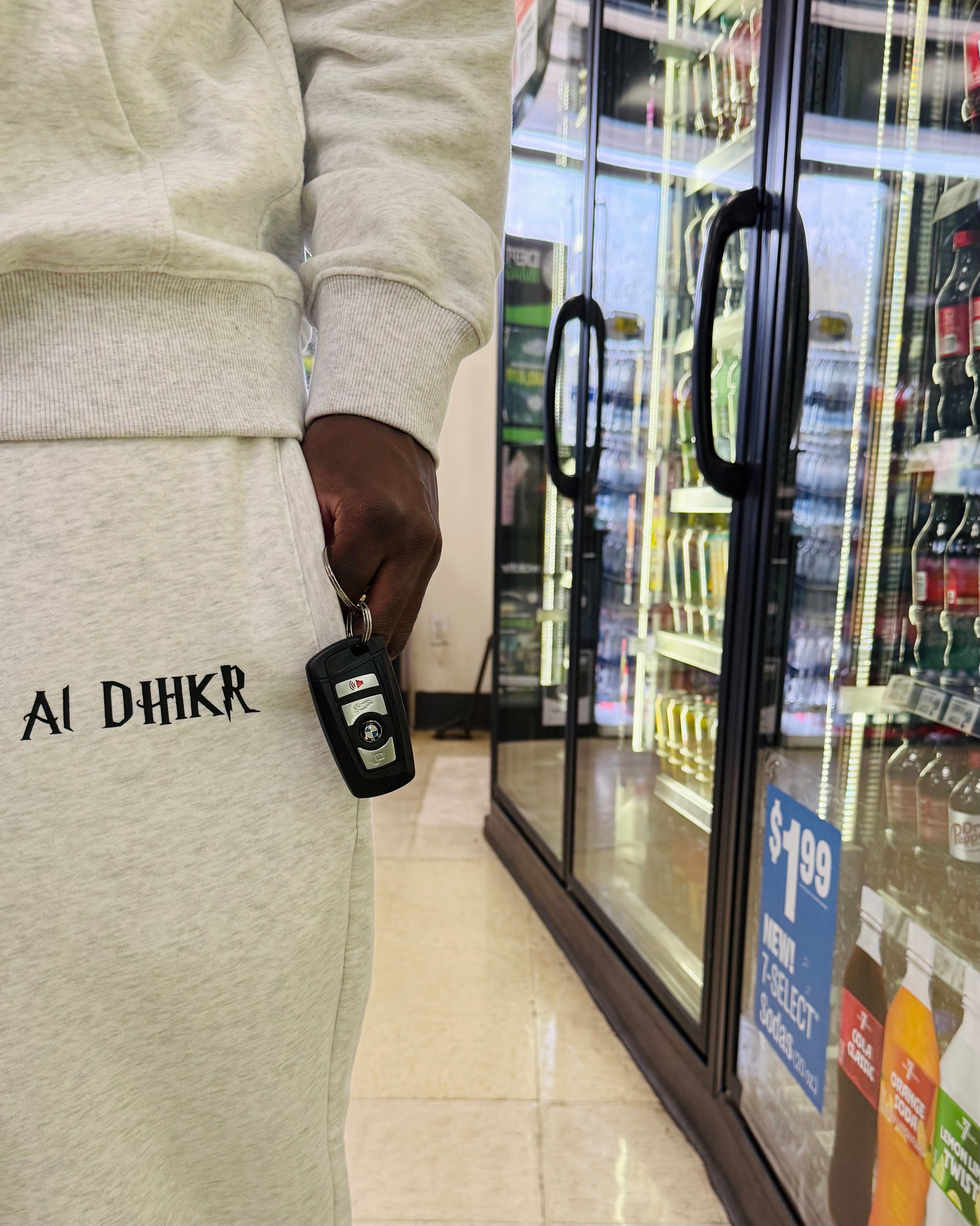 Grey Al DHIKR tracksuit