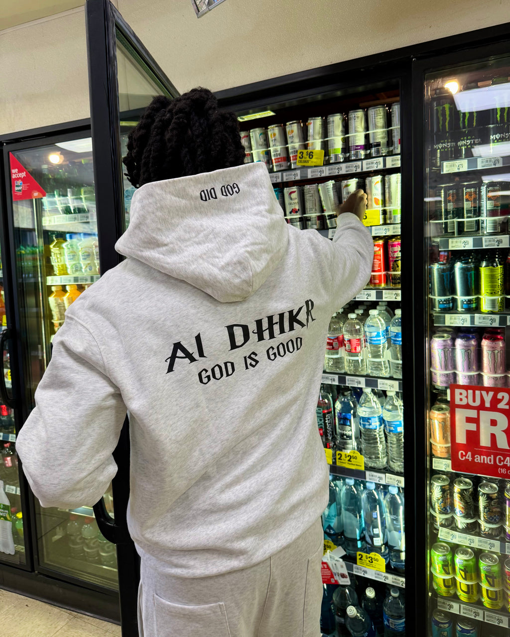Grey Al DHIKR tracksuit