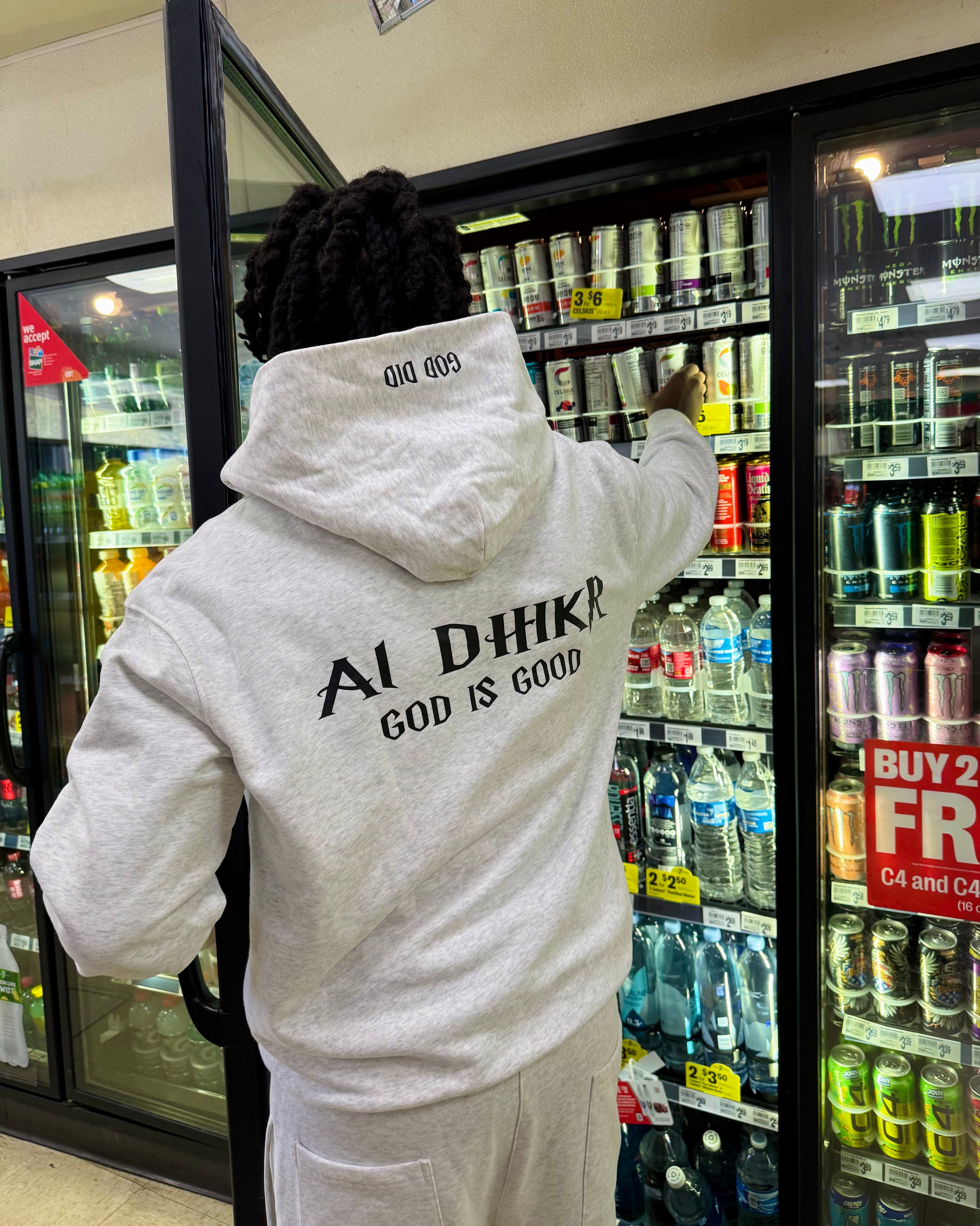 Grey Al DHIKR tracksuit