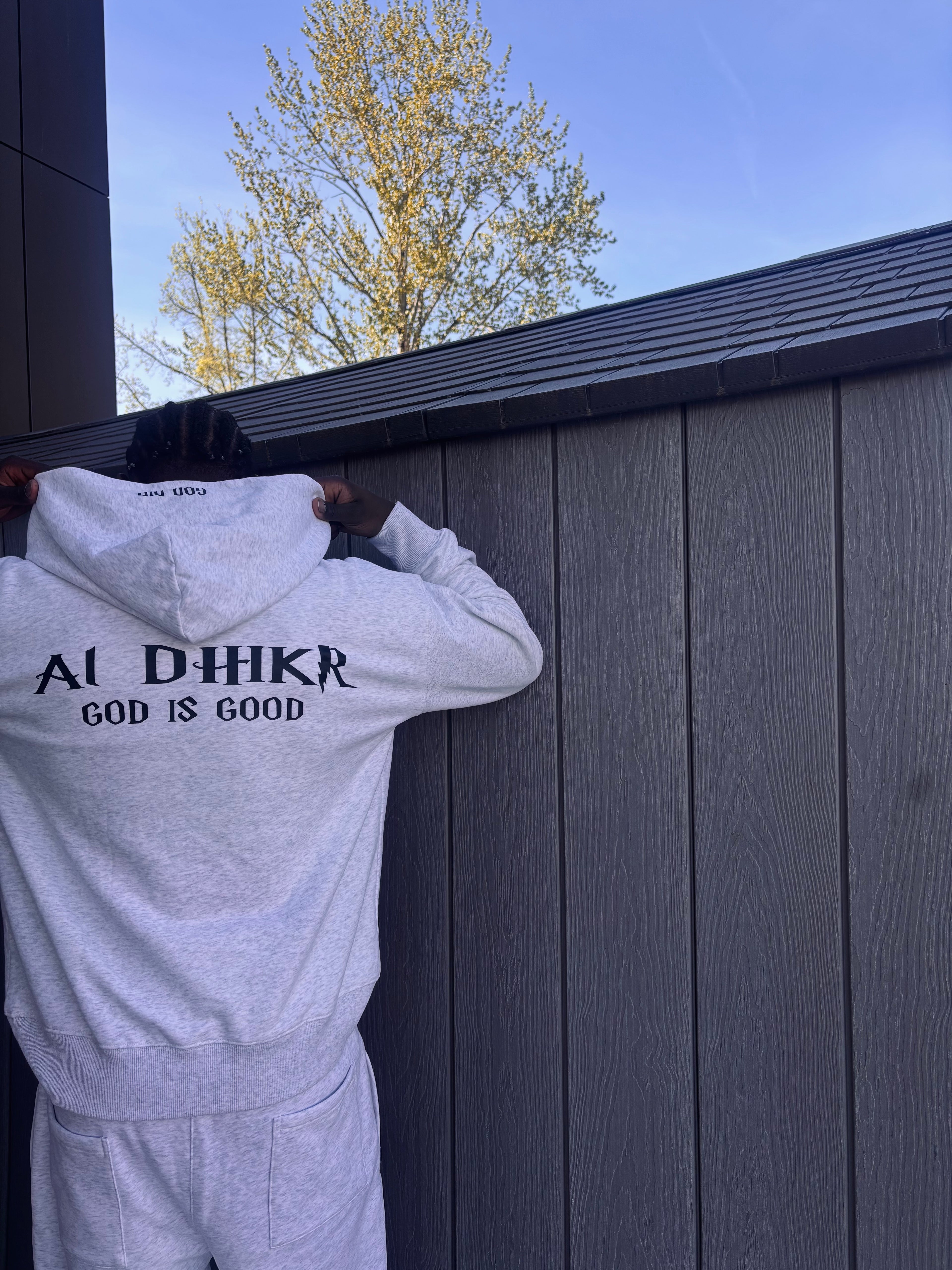 Grey Al DHIKR tracksuit