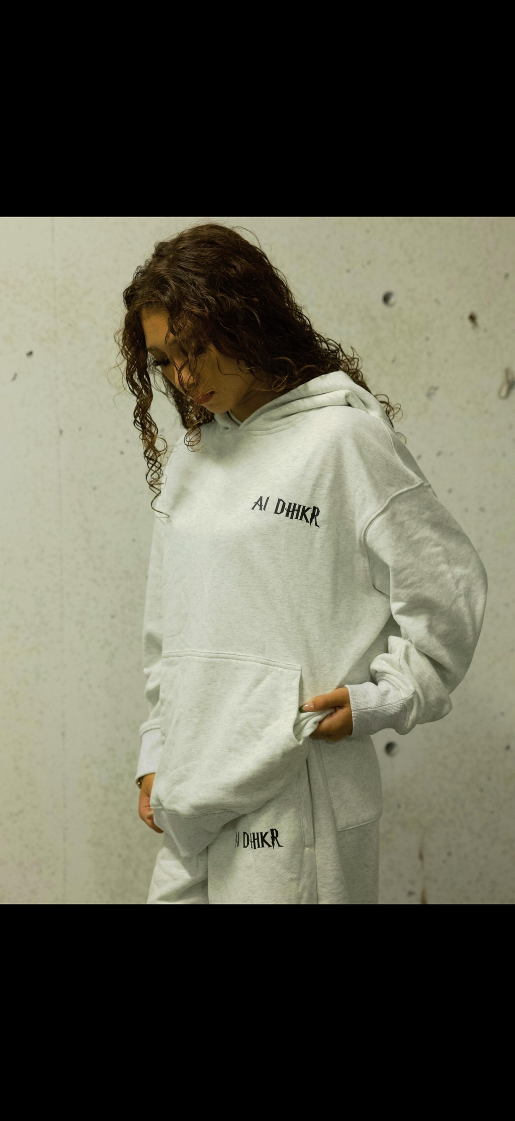 Grey Al DHIKR tracksuit