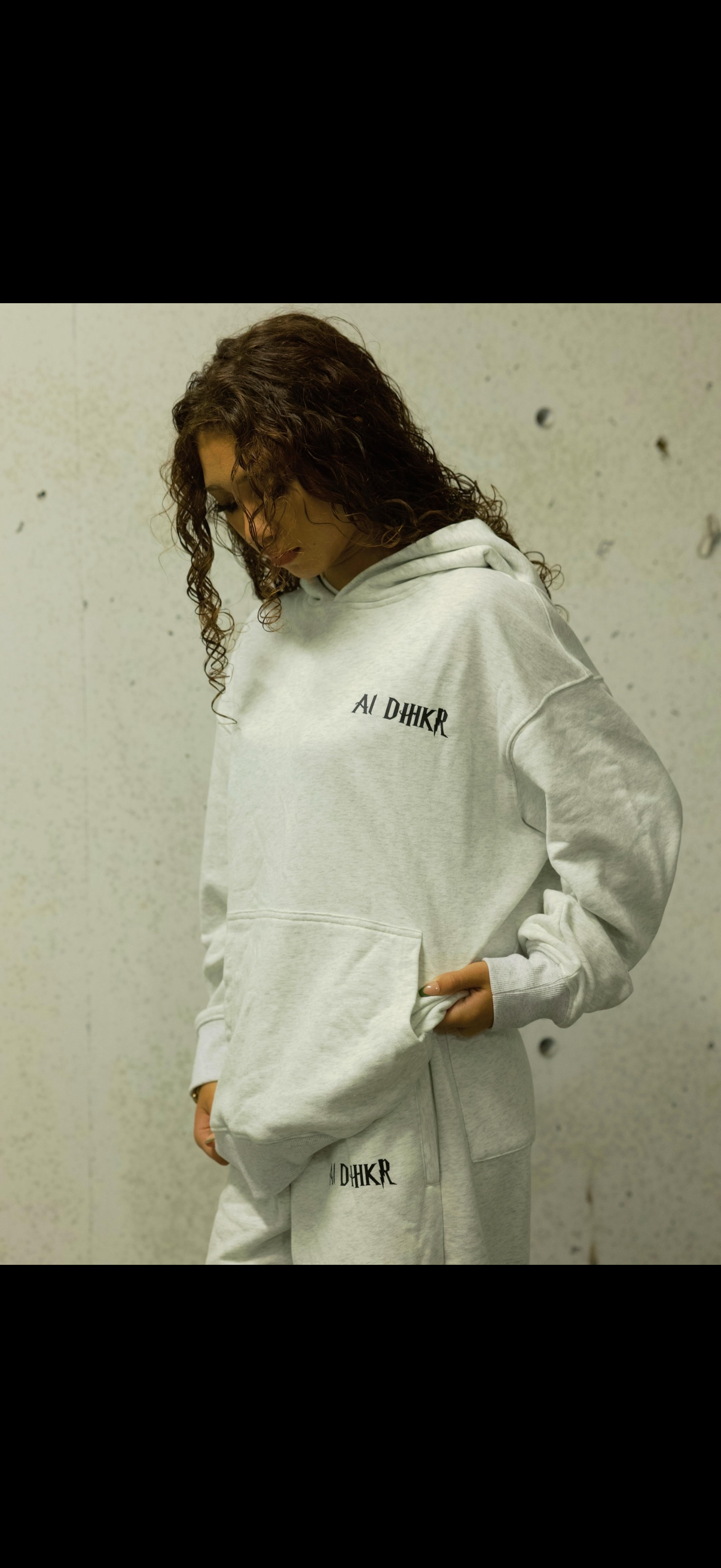 Grey Al DHIKR tracksuit